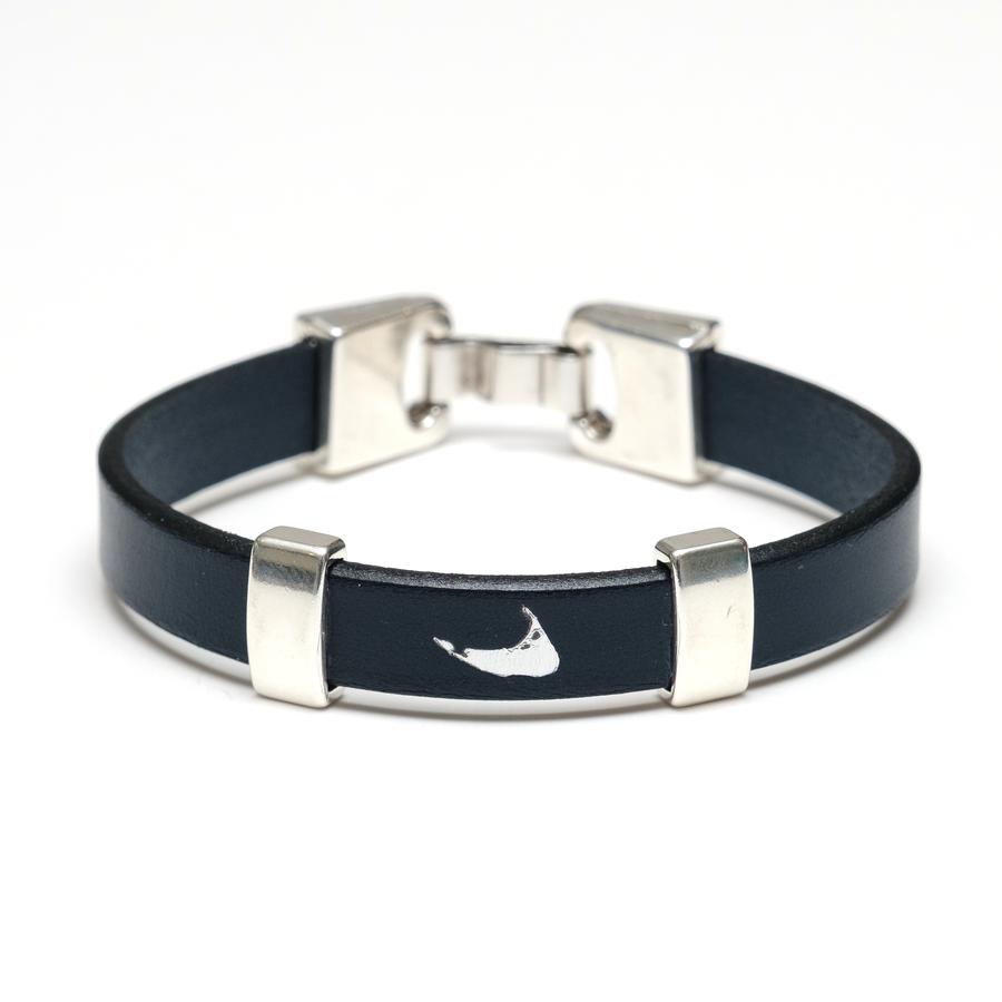 Allison Cole Sankaty Bracelet - Navy/Silver