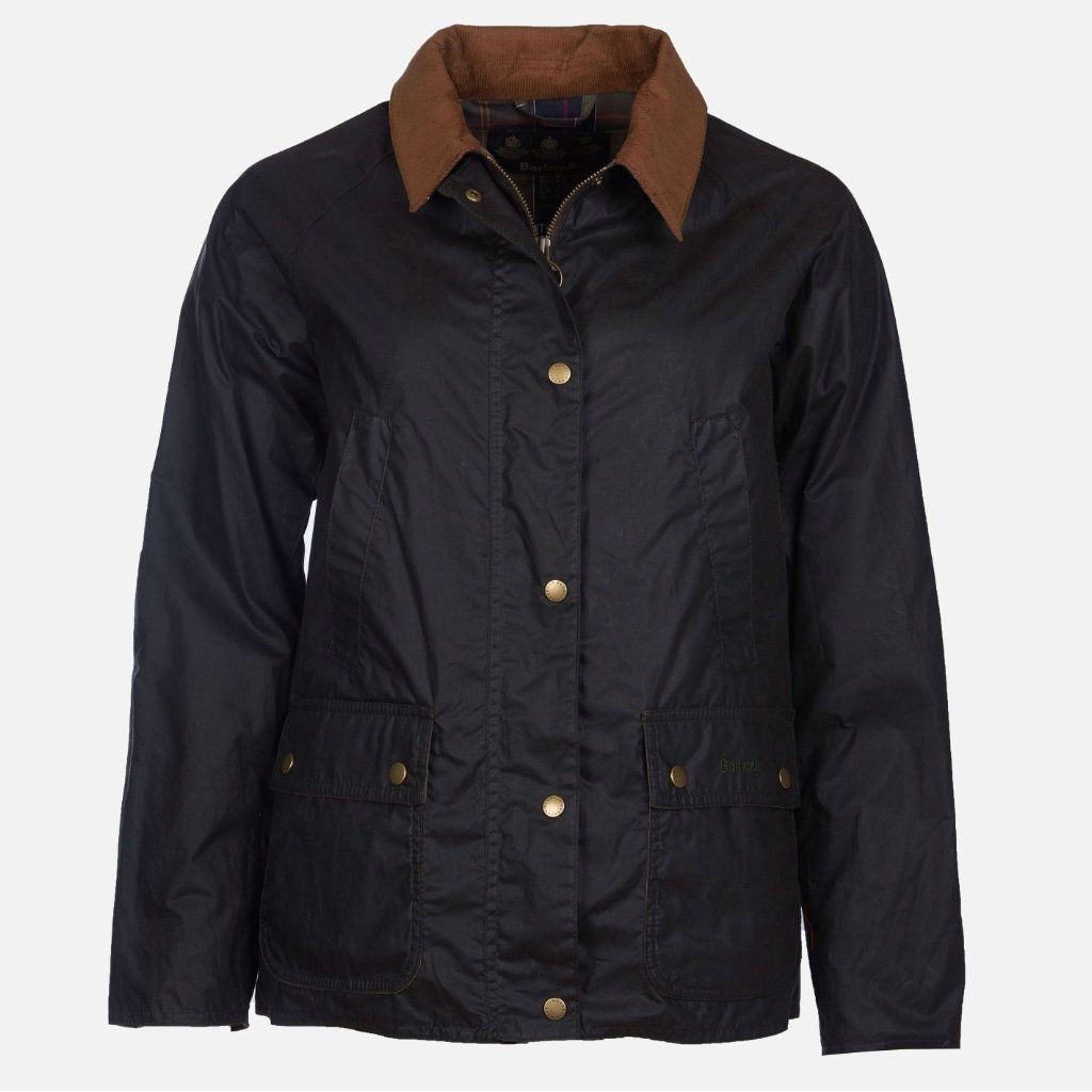 navy waxed jacket