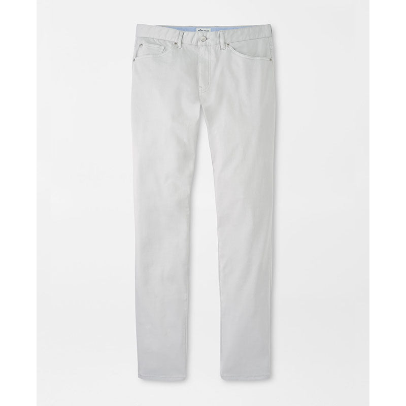 Peter Millar Soft Touch Twill Five-Pocket Pant - White - Murray's