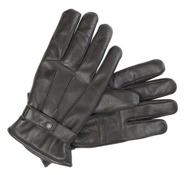barbour burnished leather thinsulate gloves