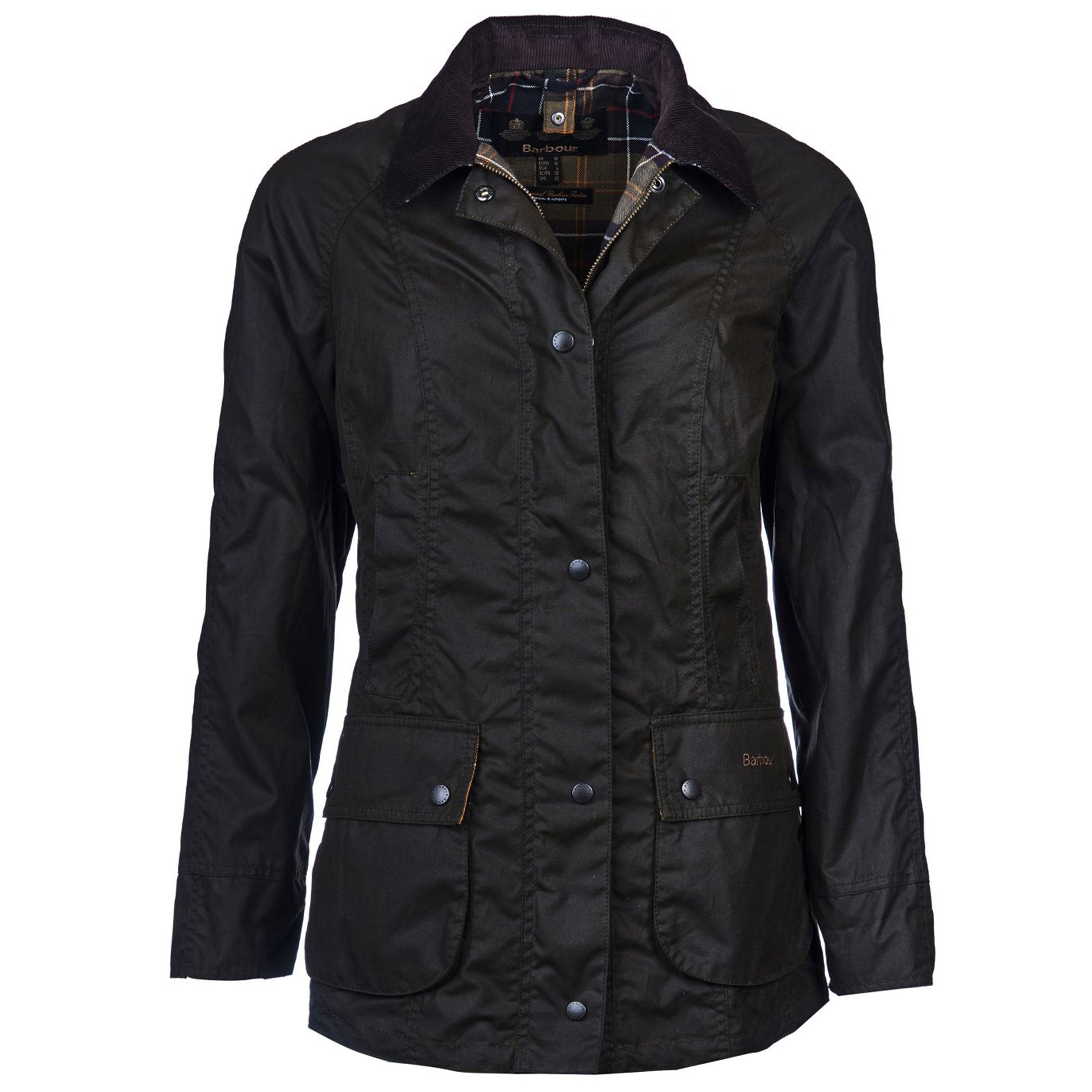 barbour beadnell wax jacket olive