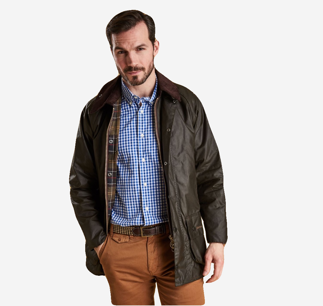 men's barbour classic beaufort waxed jacket