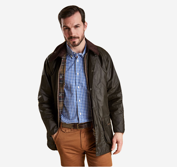 barbour classic beaufort olive