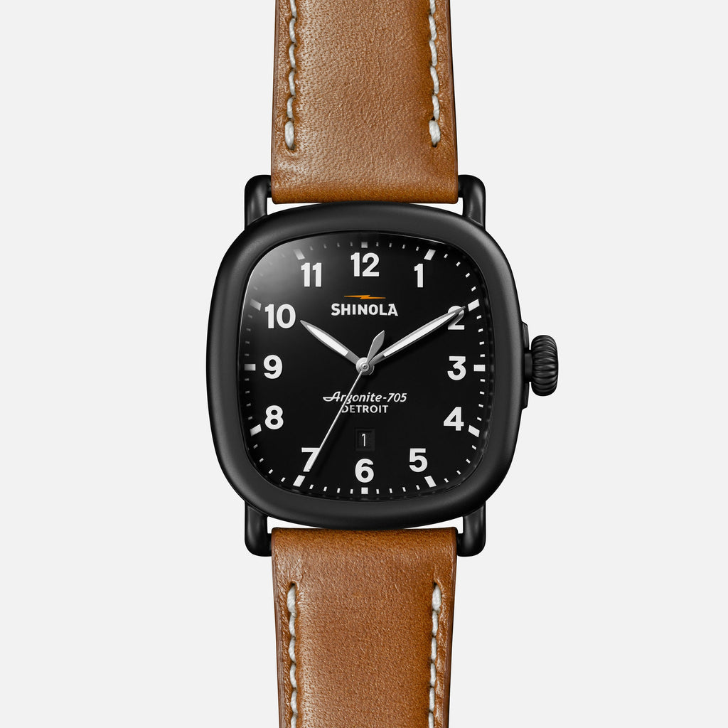 mens watches with tan leather strap