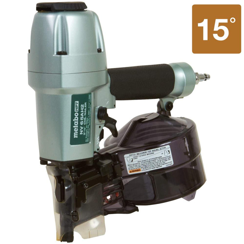 Metabo HPT A-NV65AH2M-R 15 Degree 2-1/2 in. Coil Siding Nailer, A-Grade, Reconditioned