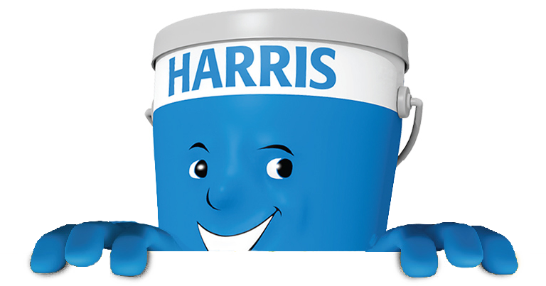 Harris blue man