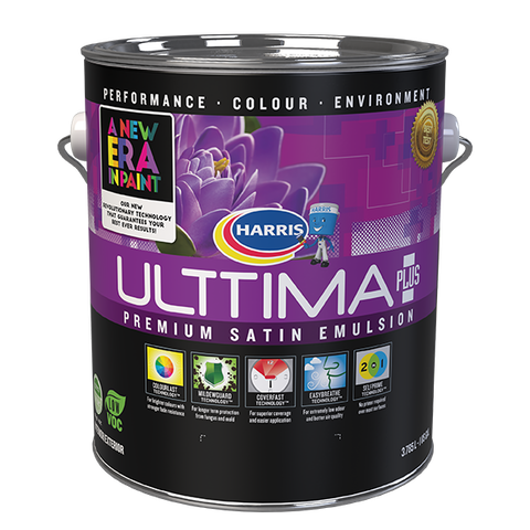 Harris Paints NEW Era Ulttima+ Satin Paint available in Antigua