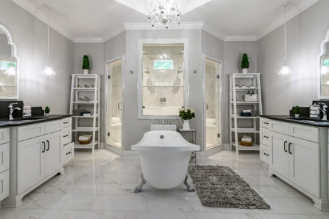 semi-gloss finish bathroom