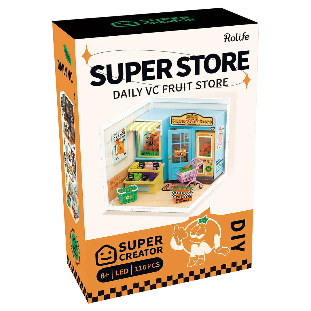Robotime Rolife Super Store Daily VC Fruit Store