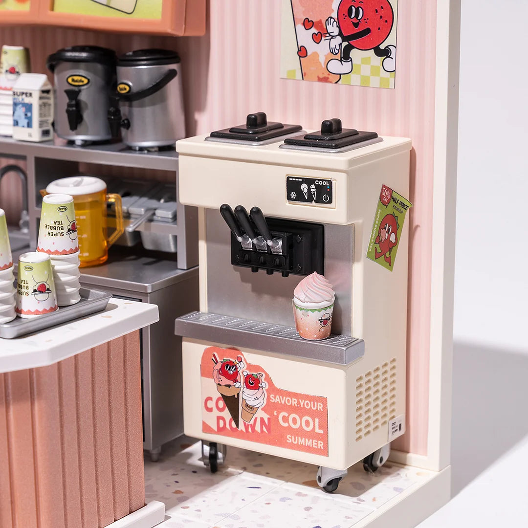 Robotime Rolife Super Store Double Joy Bubble Tea