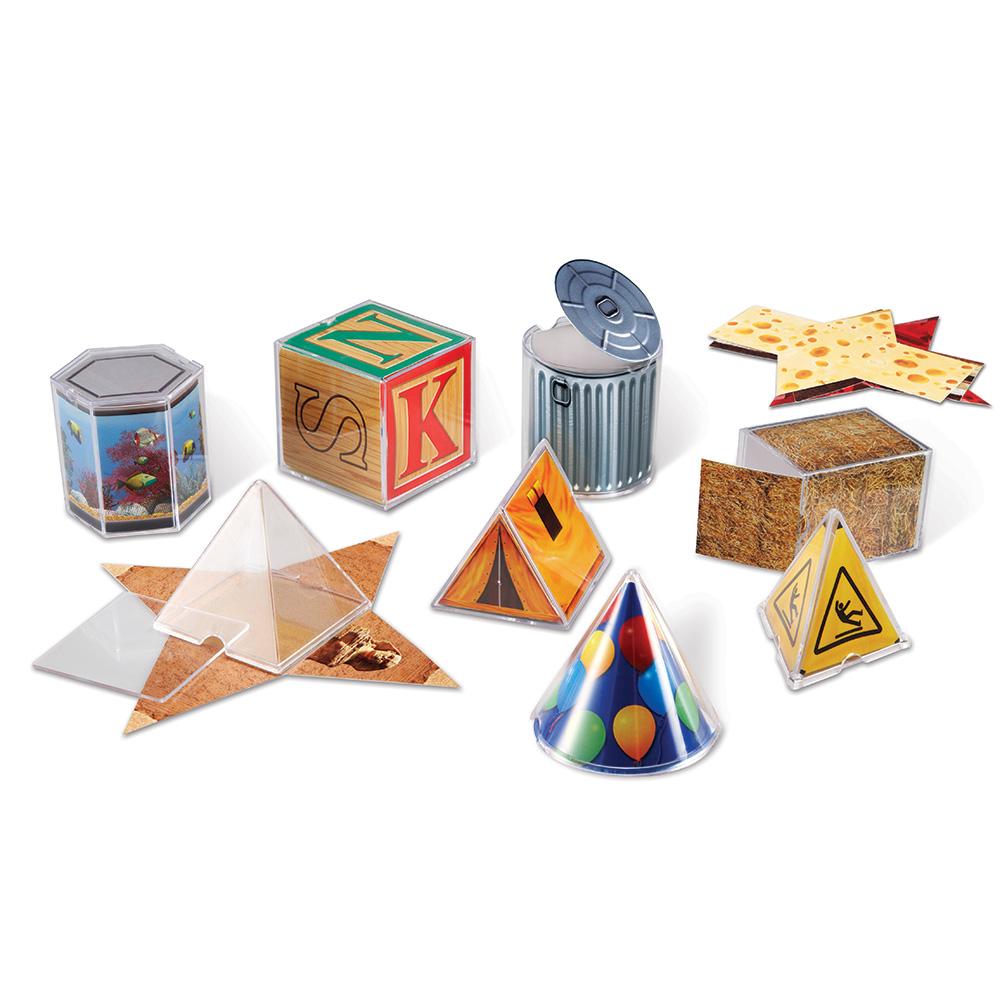Real World Folding Geometric Shapes (Set of 32) by Learning Resources