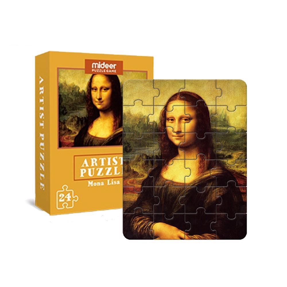 Mideer Artist Puzzle Small -Mona Lisa 24pcs