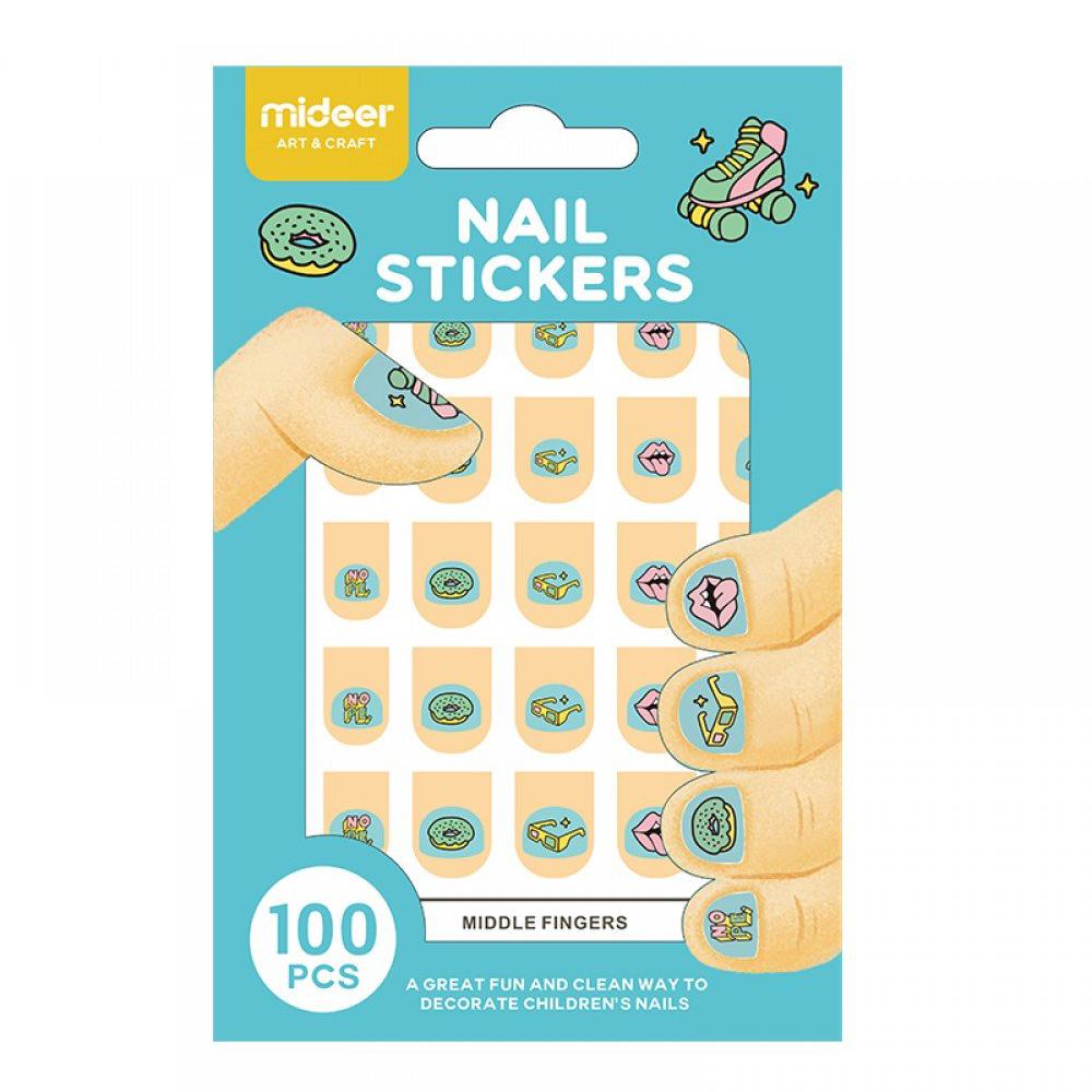 Mideer Waterproof Nail Sticker-Holiday Fun