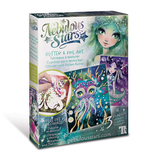 Nebulous Stars Glitter and Foil Art – GoGoKids Toy Shop – Buy Educational  Toys in New Zealand