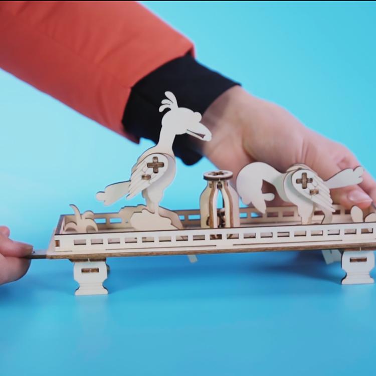 Robotime 3D Wooden Puzzle - Crows and the Pitcher