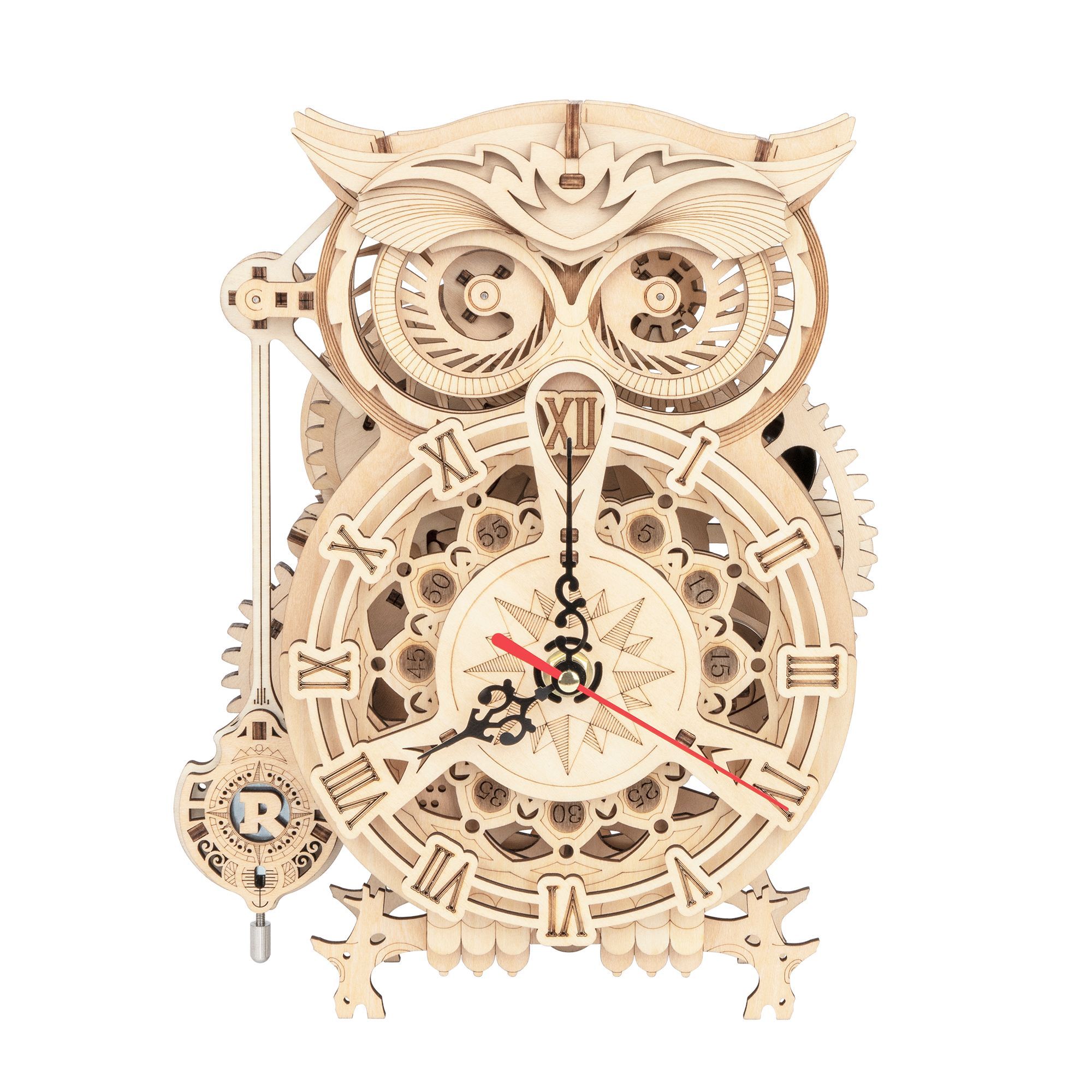 Robotime ROKR Mechanical Gears -Owl Clock