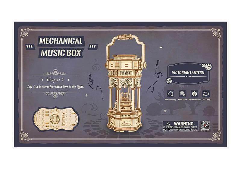 Robotime Victorian Lantern Mechanical Music Box