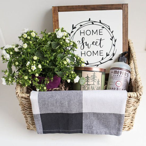 Household items gift basket  Housewarming gift baskets, Themed