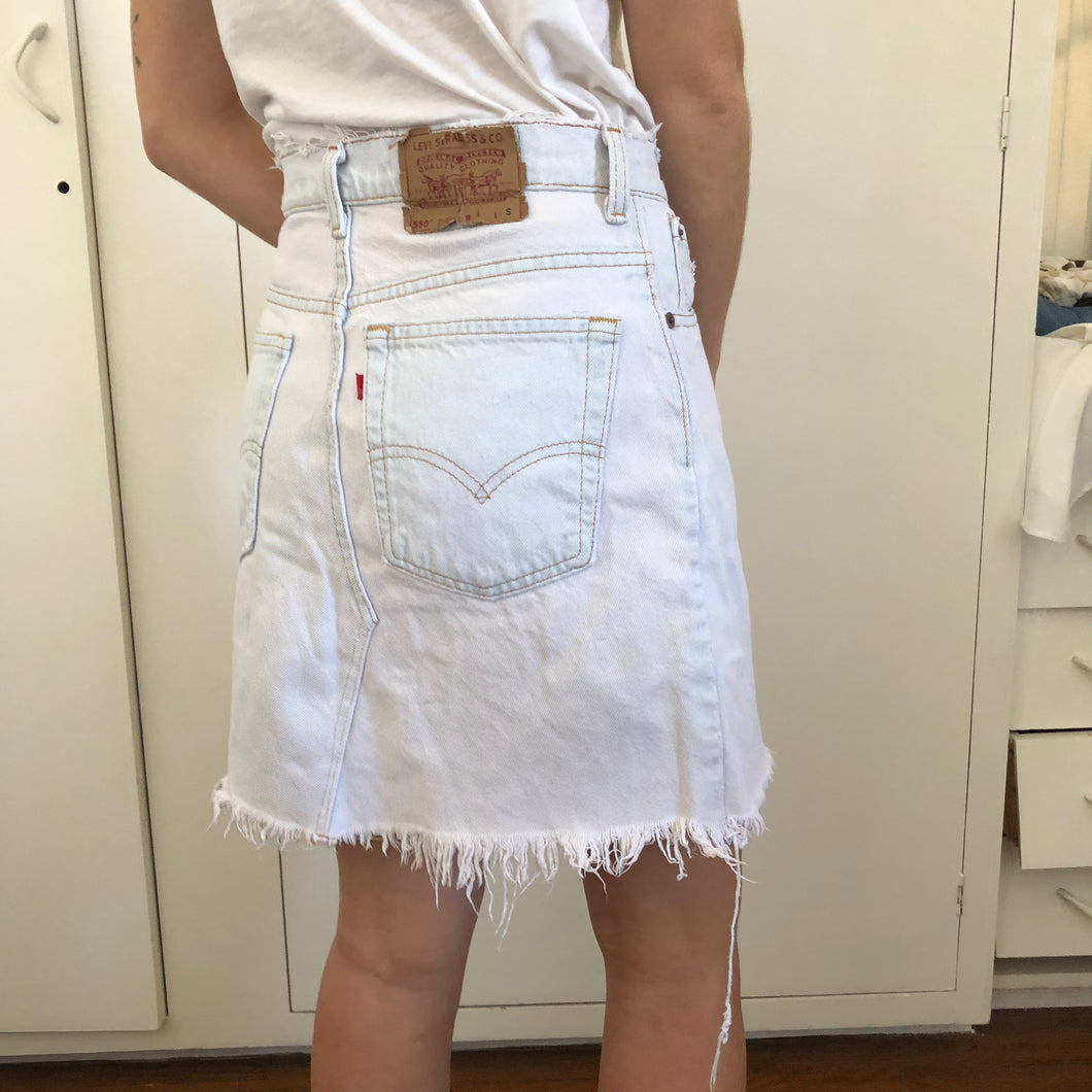 levi denim skirt vintage