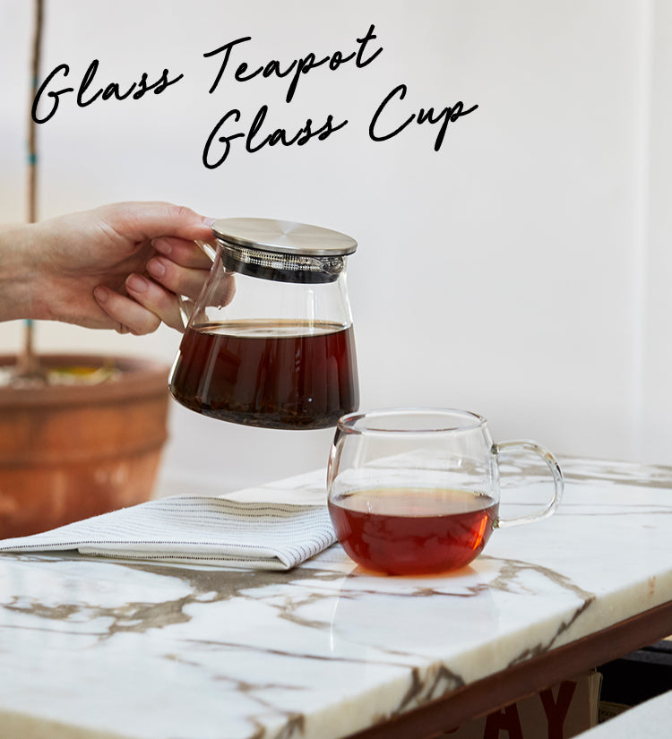 Glass Teapot, Glass Cup