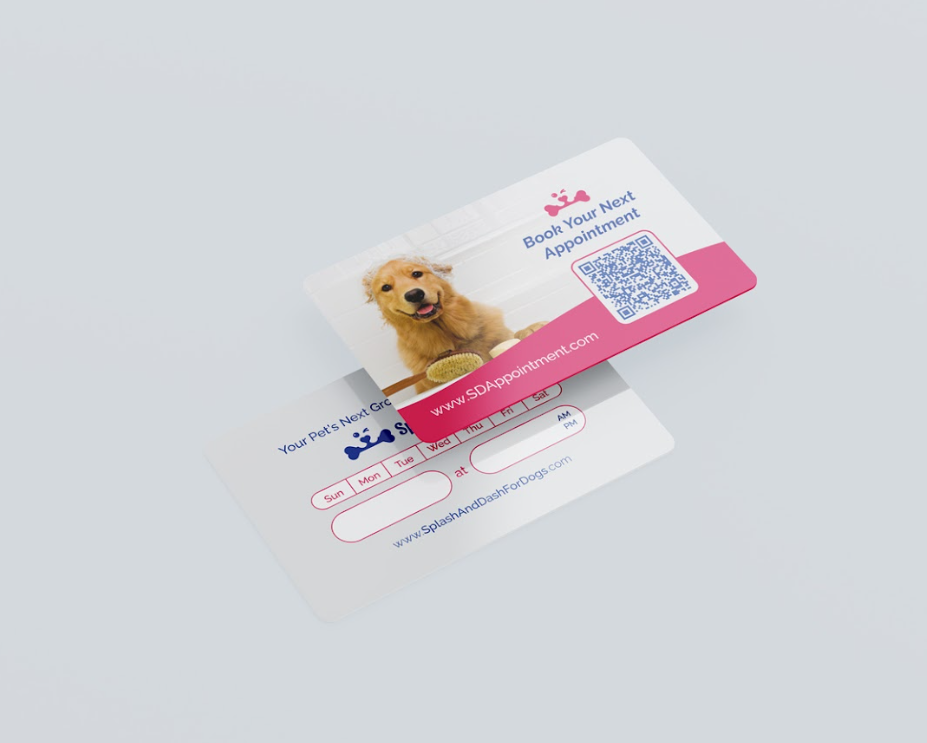 Splash and Dash Appointment Cards (Customizable)