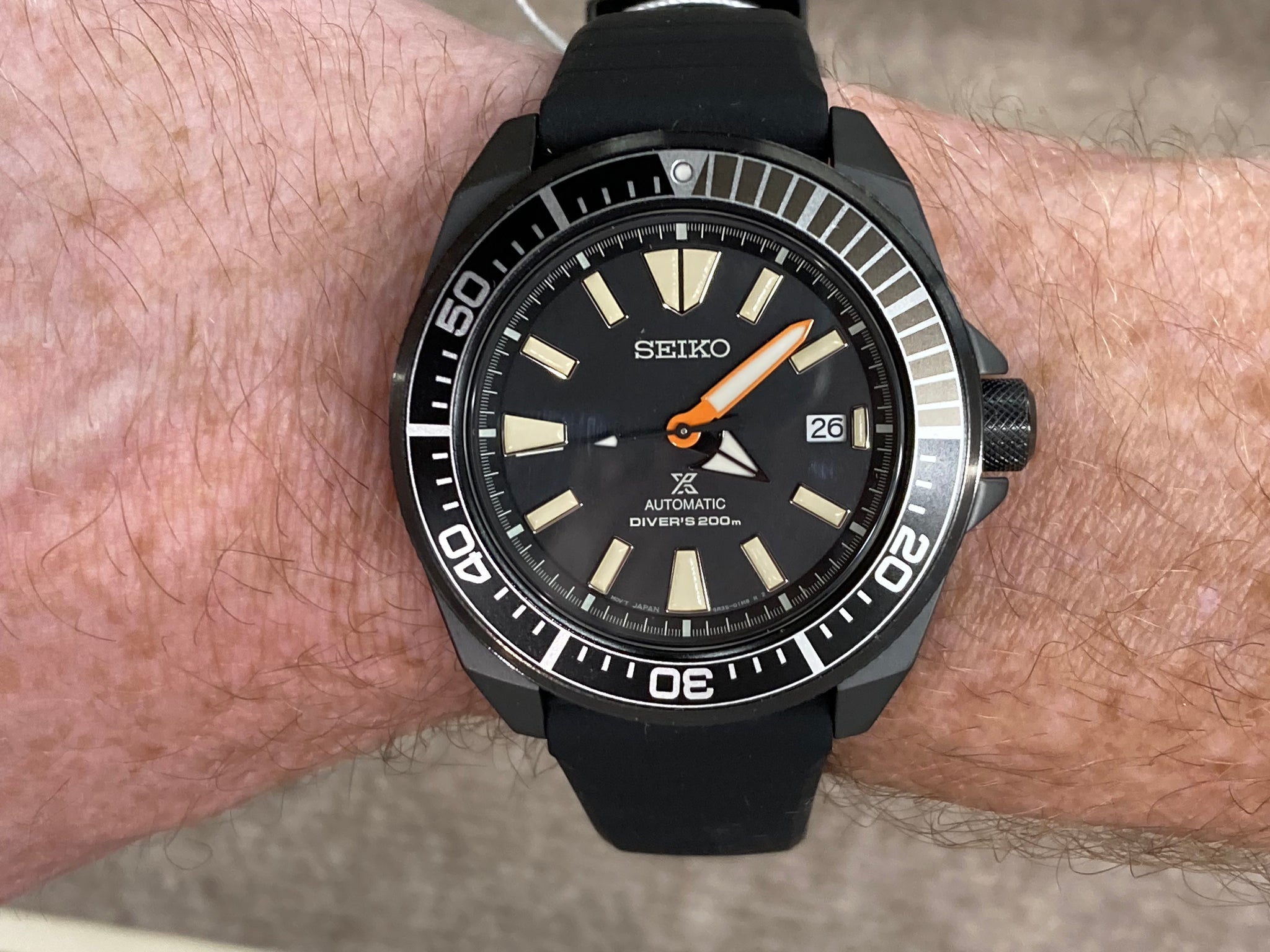 Seiko Automatic Divers Samurai Limited Edition Prospex Watch – DeGrandpre  Jewelers