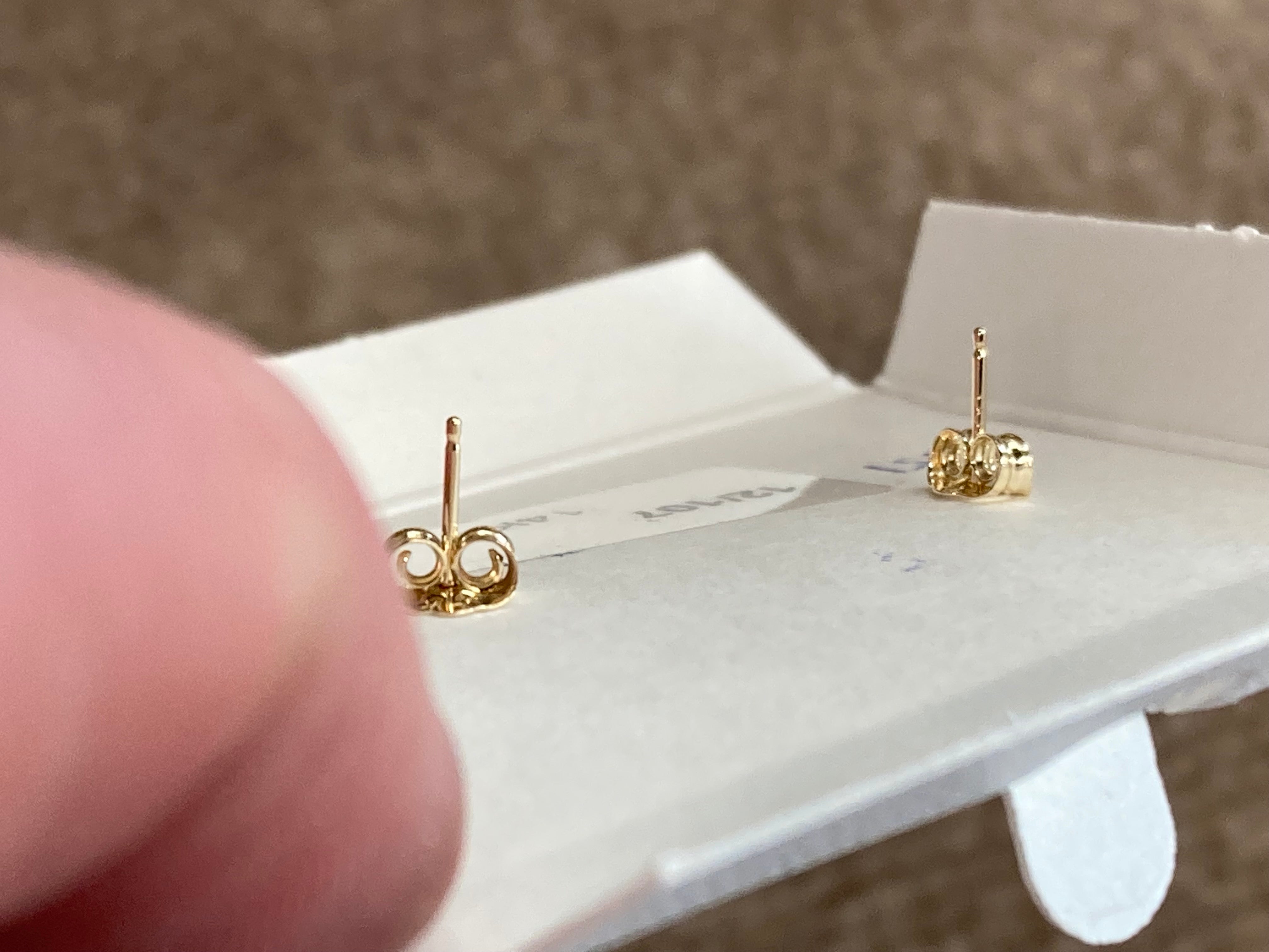 Gold Ball Earrings