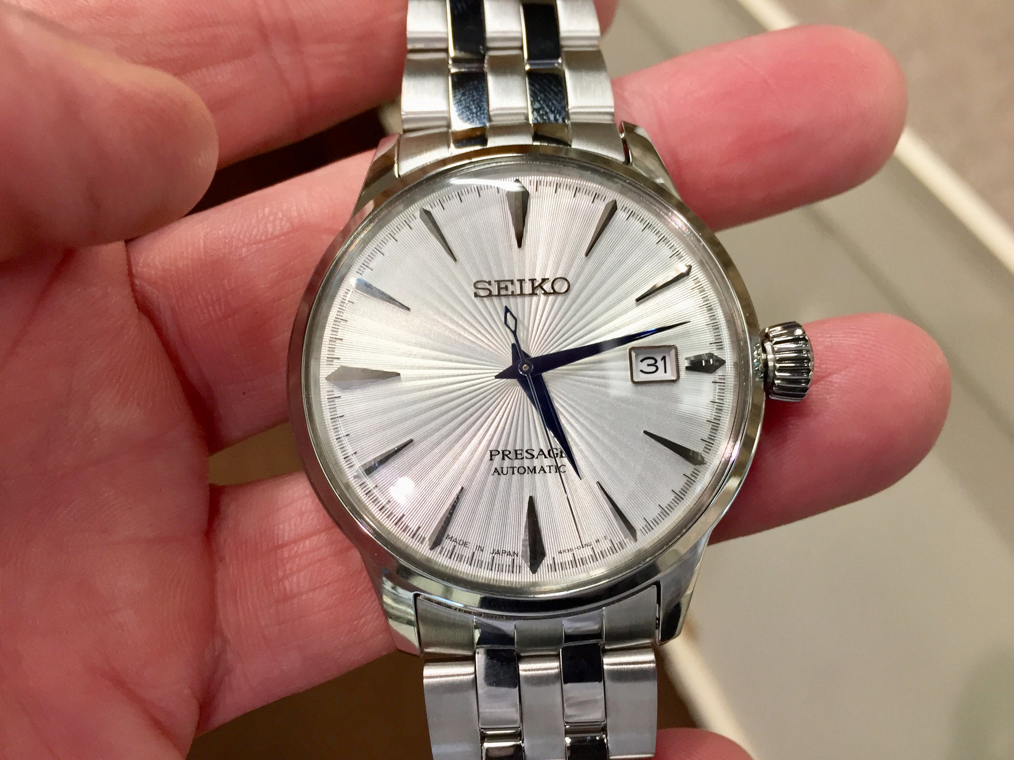 Seiko Presage Automatic 23 Jewel Watch SRPB77 – DeGrandpre Jewelers