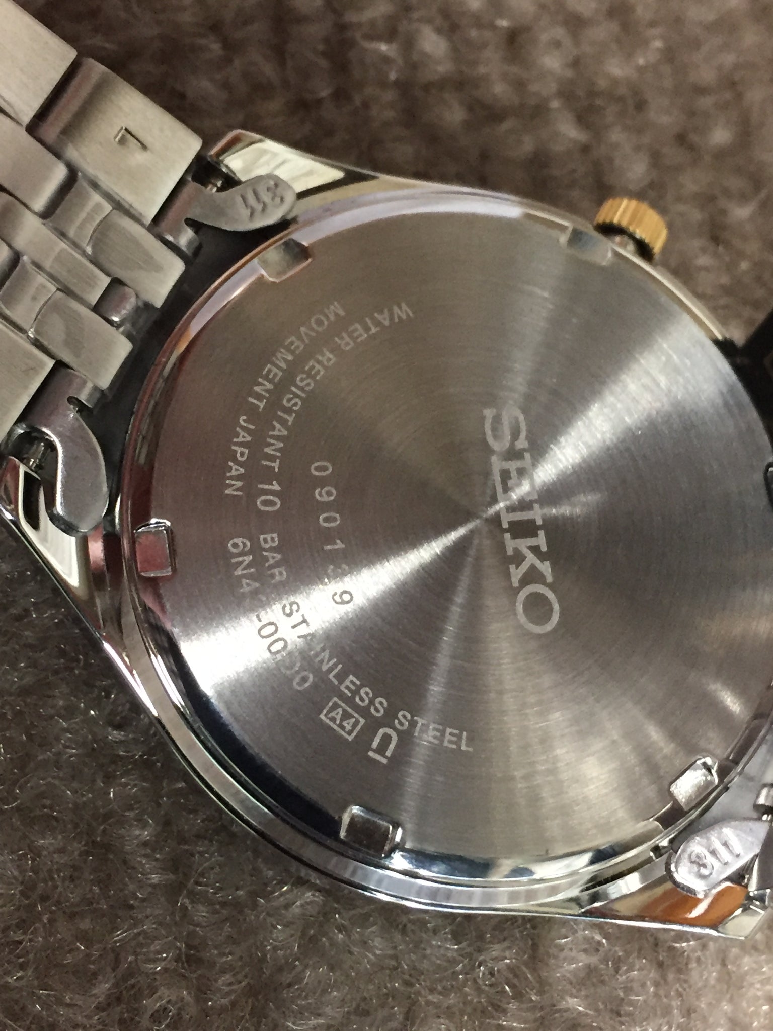 Seiko Gold And Silver Color Men's Watch – DeGrandpre Jewelers