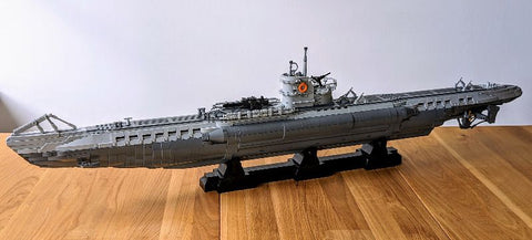 lego MOC-139272 U-Boat Type VIIC Submarine