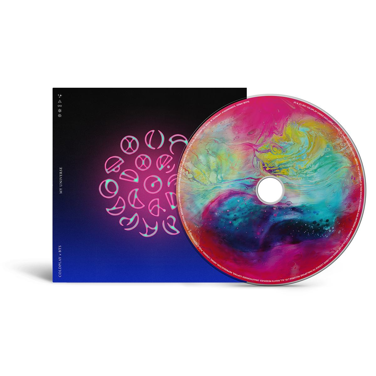 saai maandelijks Martelaar My Universe - CD Single – Coldplay US