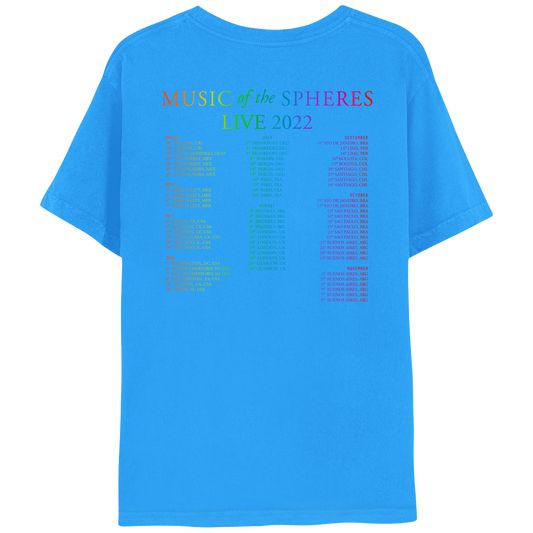 2022 Retro Coldplay Music Of The Spheres Tour Shirt - Teeholly