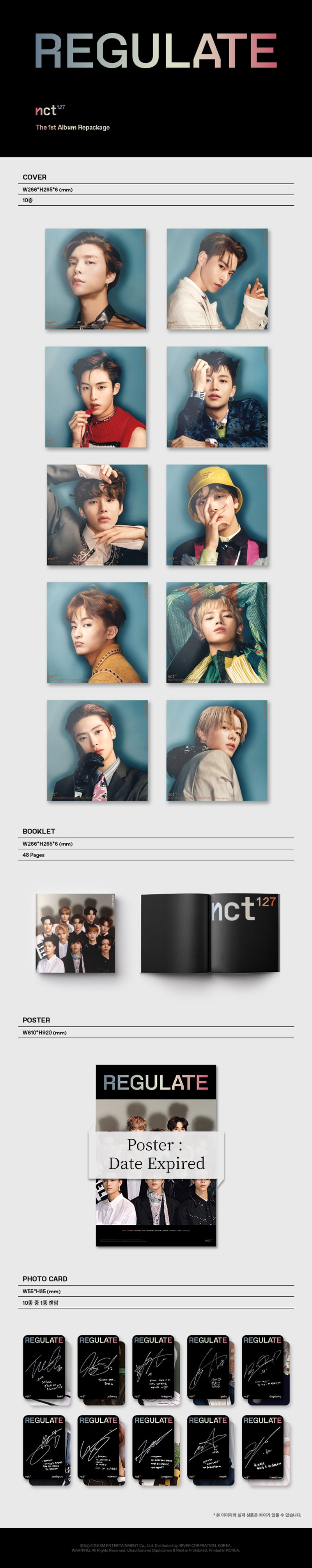 NCT127 - Regulate (Repackage Album) (Random Ver.) - Riyadh - Saudi Arabia - Cash On Delivery - Kshopina