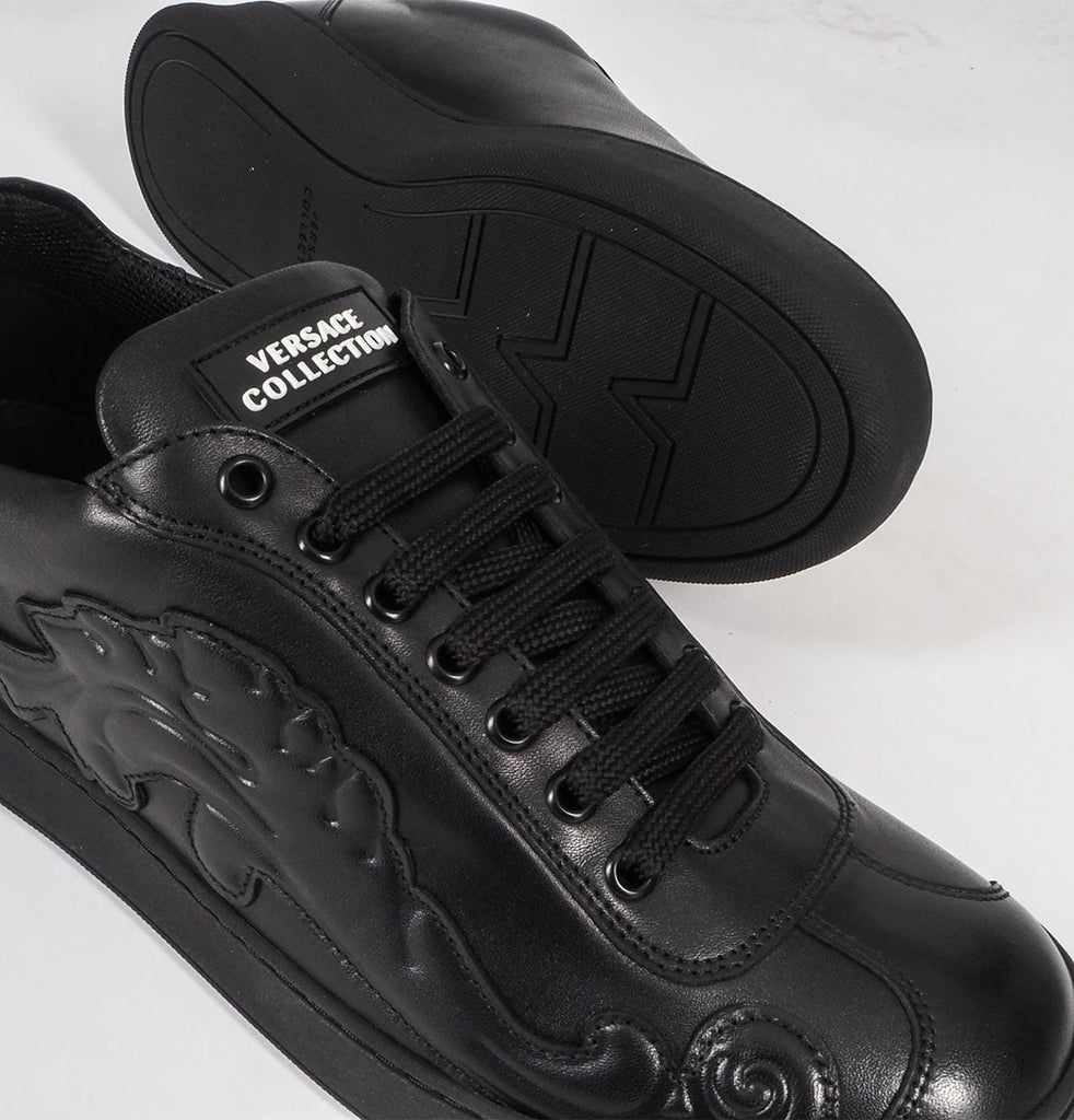 versace collection scarpe nero