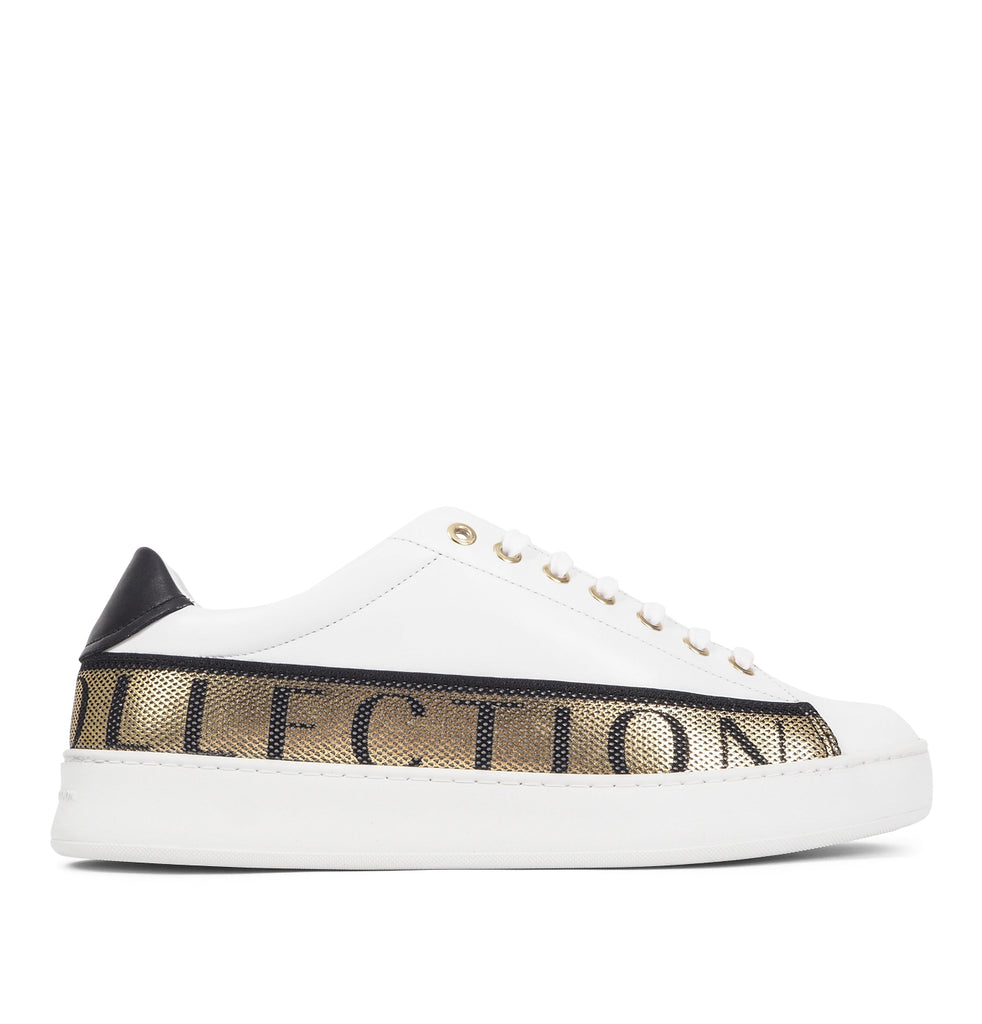 versace sneakers white gold