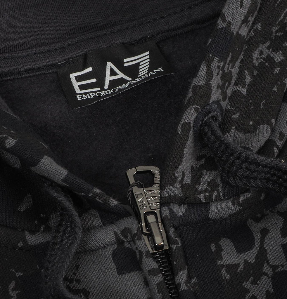 ea7 camo hoodie