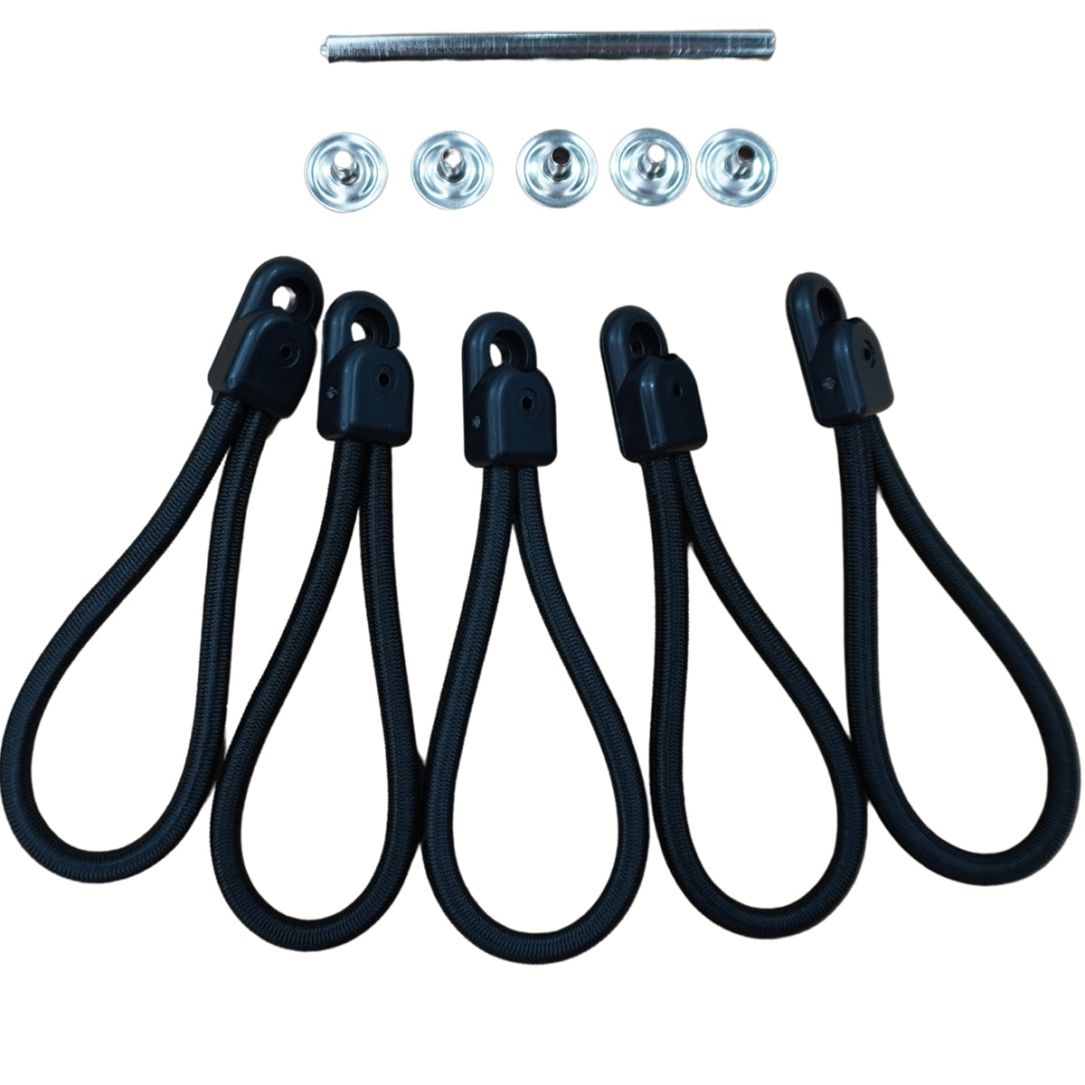 110mm Standard Bunji Replacements (B209) - Pack of 5 Bungee Loop Kit ...