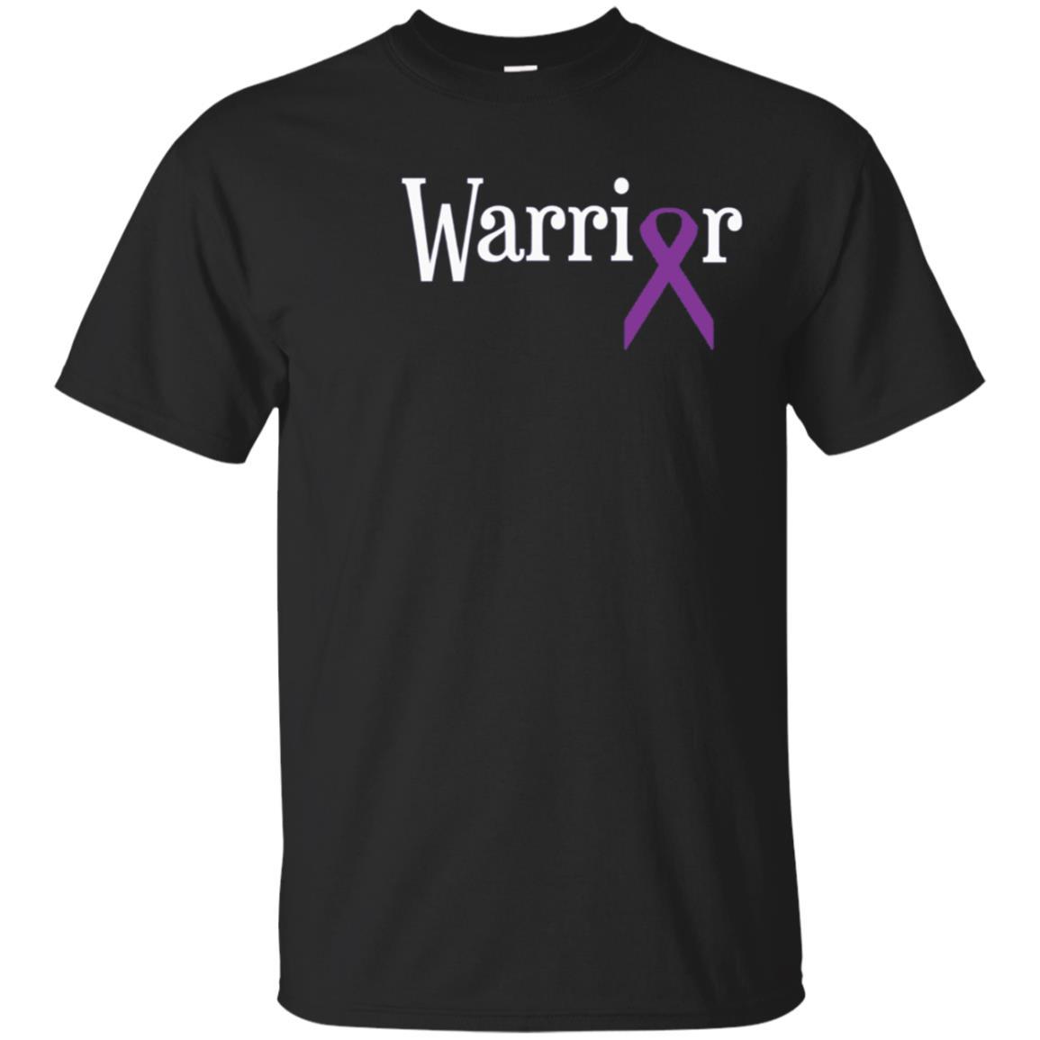 Pancreatic Cancer Shirt, Warrior Purple Awareness Ribbon