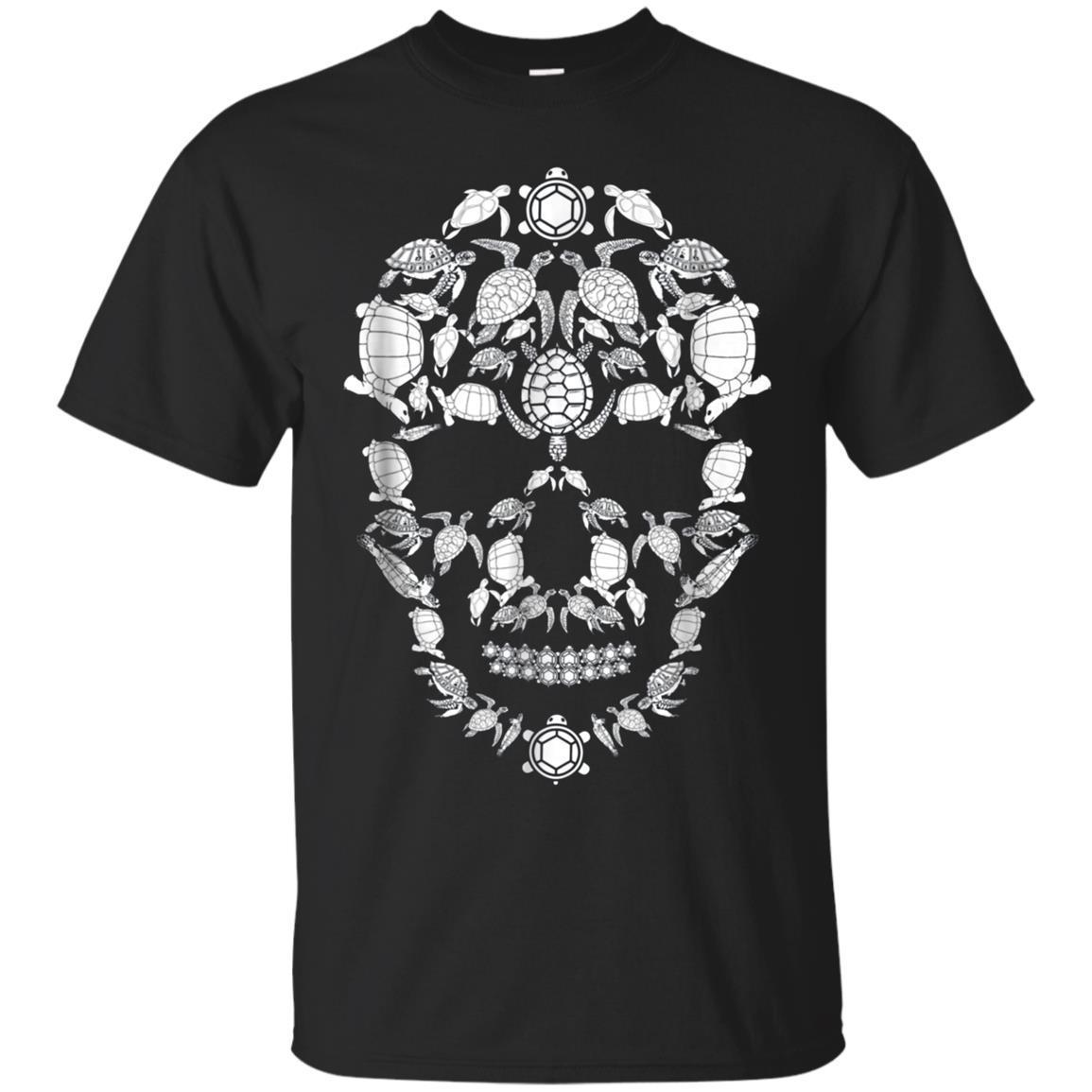 Turtle Skull Skeleton Halloween Costume Idea Gift T Shirt