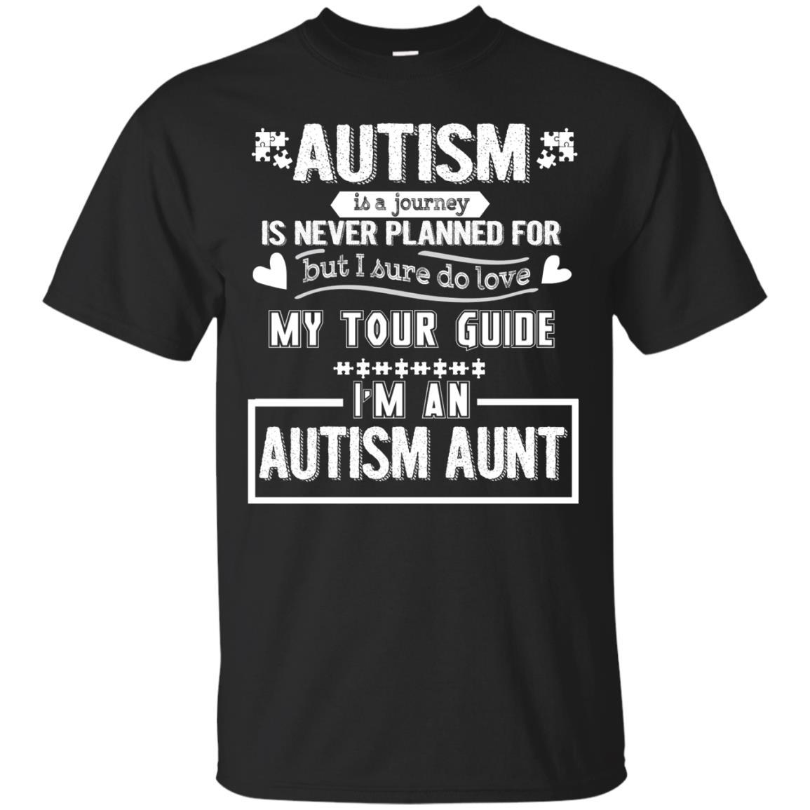 Autism Is A Journey I Am An Autism Aunt T Shirt