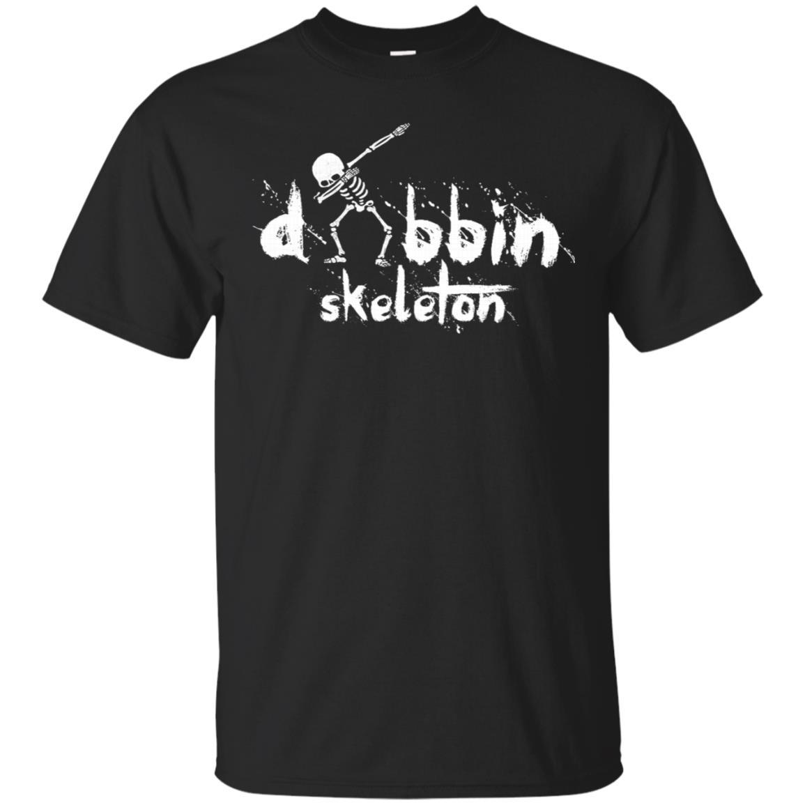 Funny Dabbin Skeleton Halloween Dab T Shirt