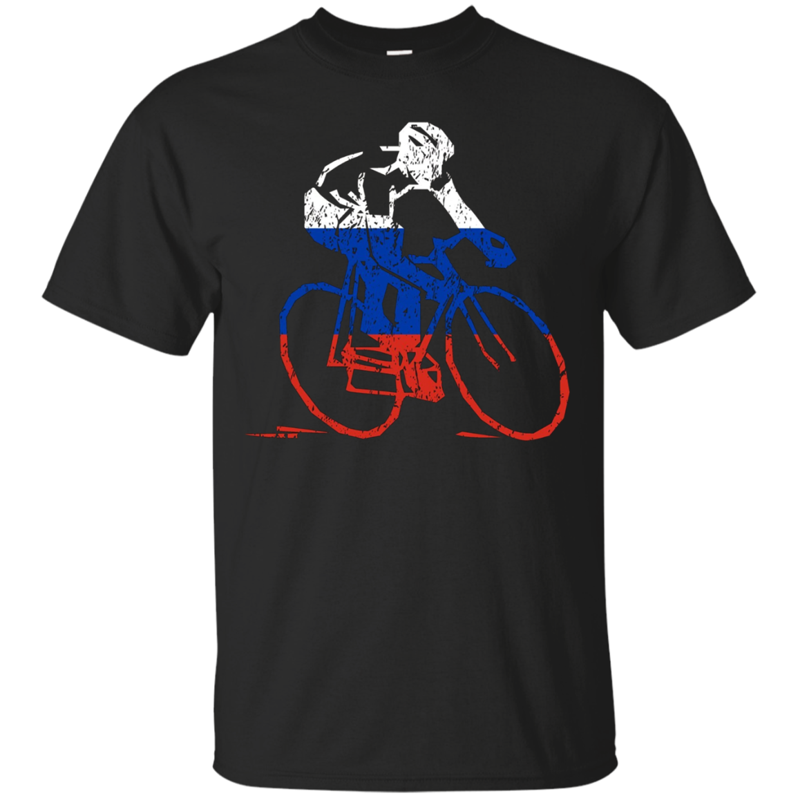 Russian Cyclist Road Racing Tour Cycling Race Gift T-shirt