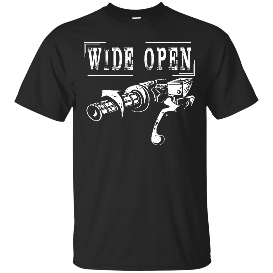 Dirt Bike Rider T Shirt Wide Open T Shirt