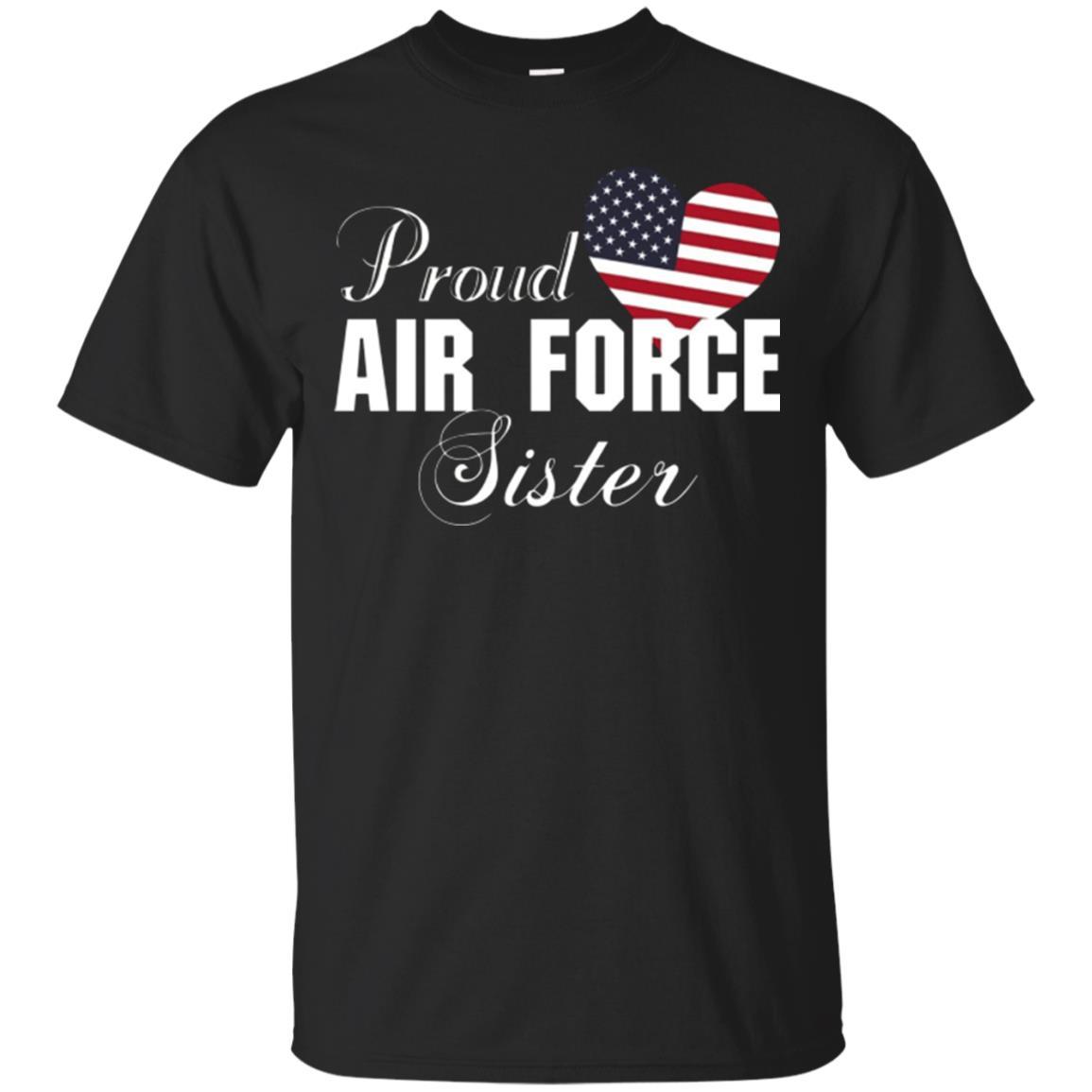 Gift For Army Sister Proud Air Force Sister Heart Zgalaxy Fashion T Shirt