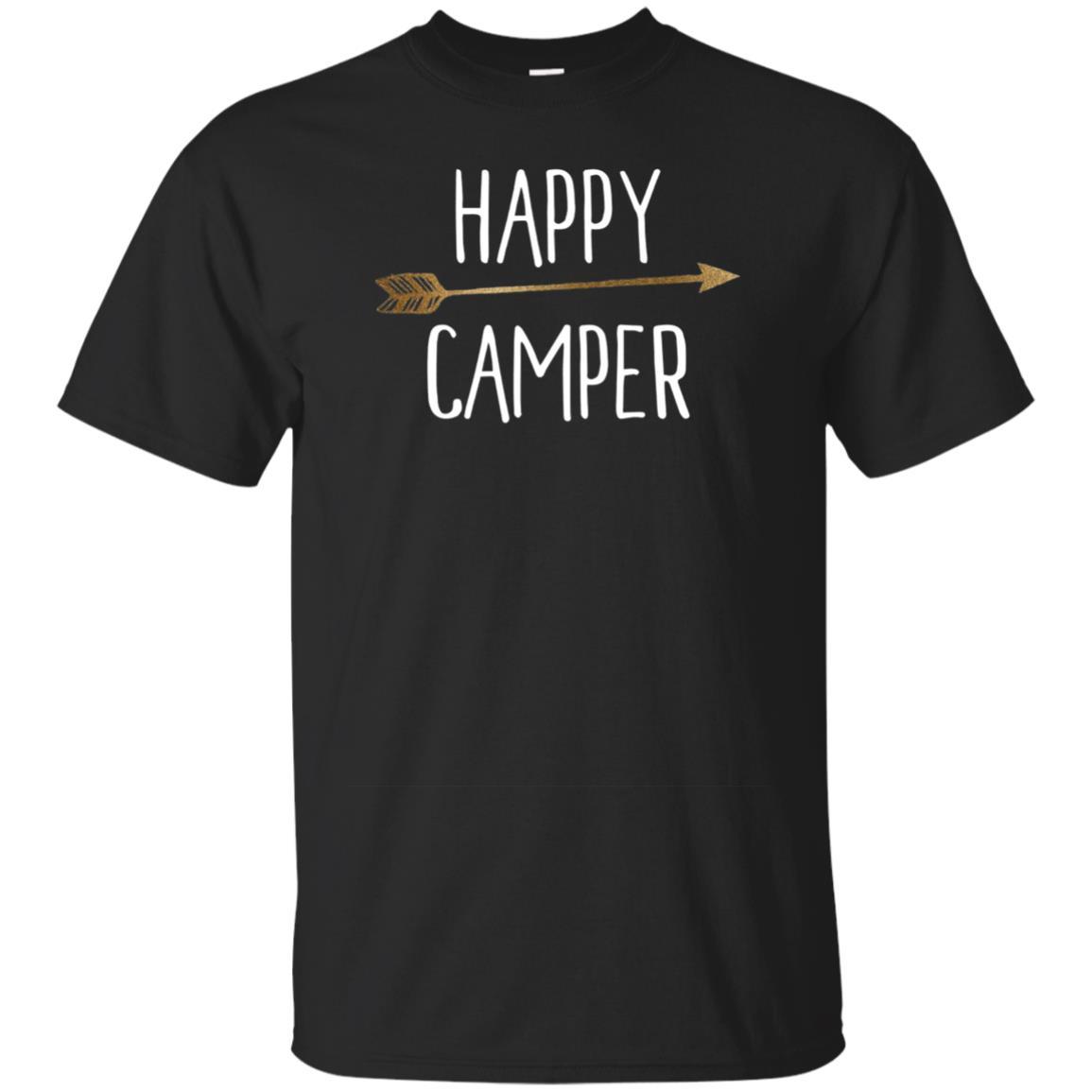 Cute Arrow Happy Camper Shirt Camping Shirt T-shirt