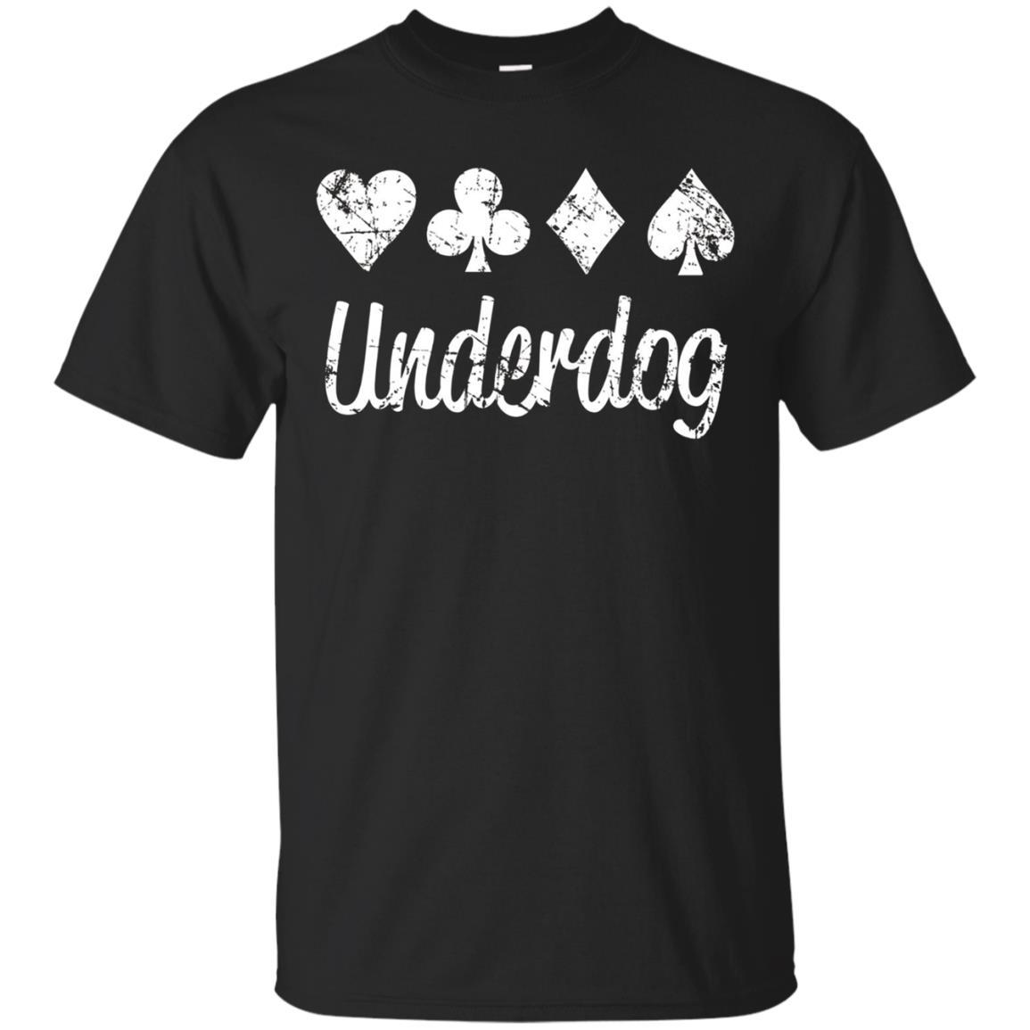 Playing Card Suits Shirt, Poker Lingo Underdog Casino Gift