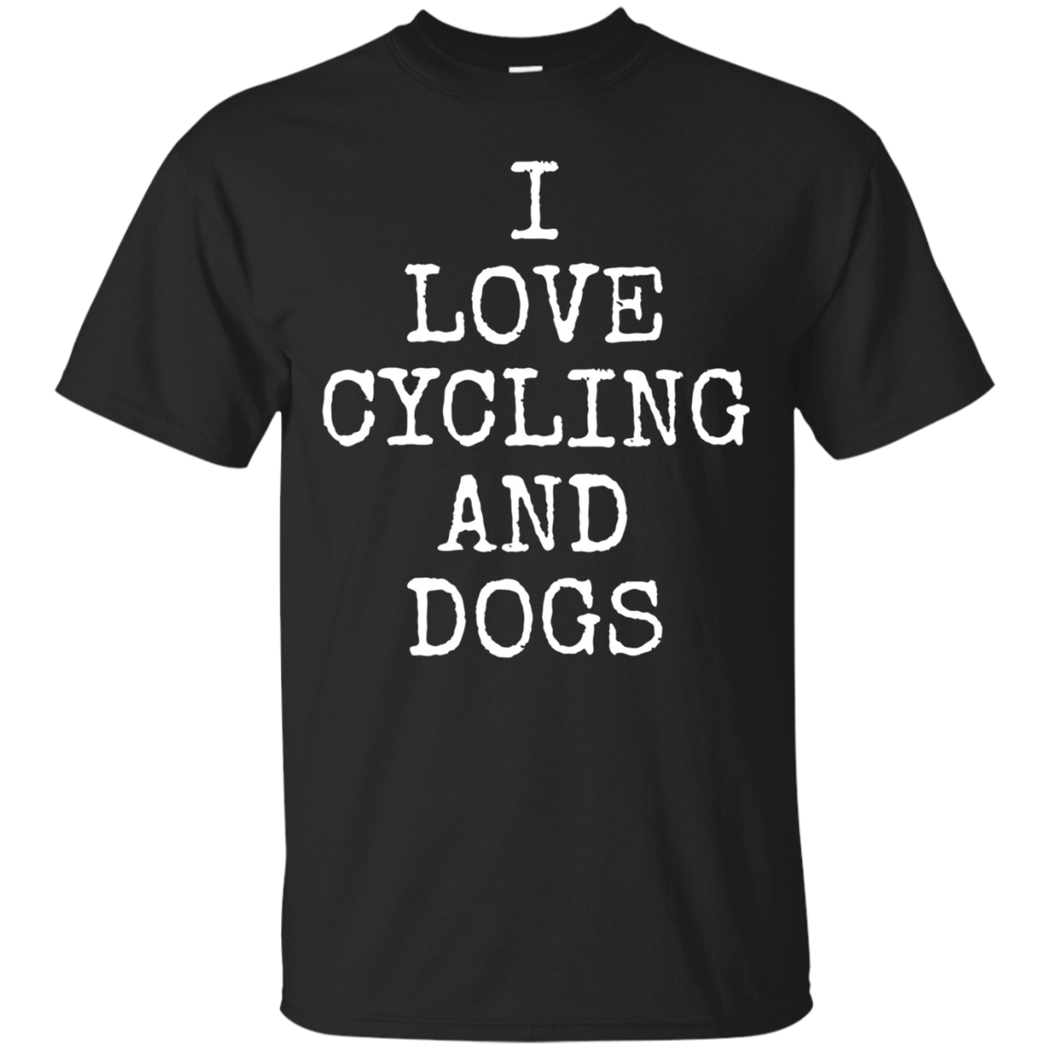 I Love Cycling And Dogs T | Dog Bike Gift T-shirt