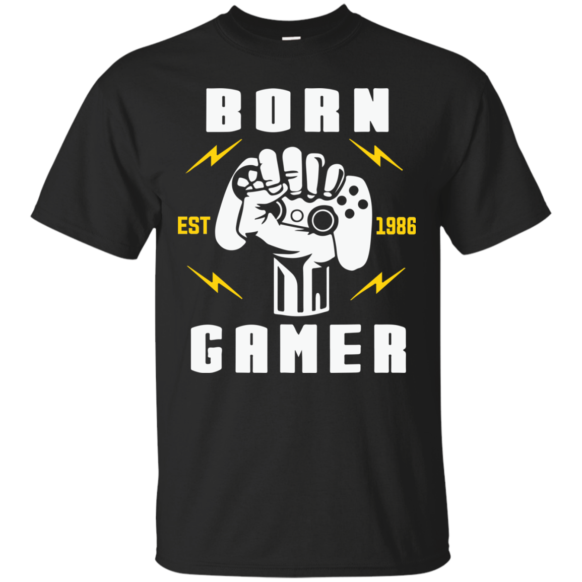 Born Gamer Est 1986 Shirt 32 Yrs Old Bday 32rd Birthday T Shirt