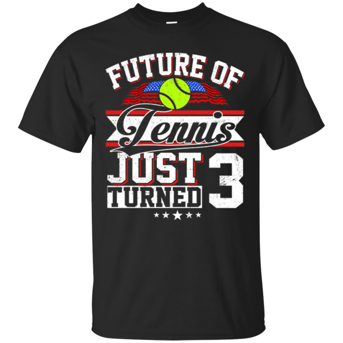 Future Tennis Born In 2014 T-shirt 3rd Birthday