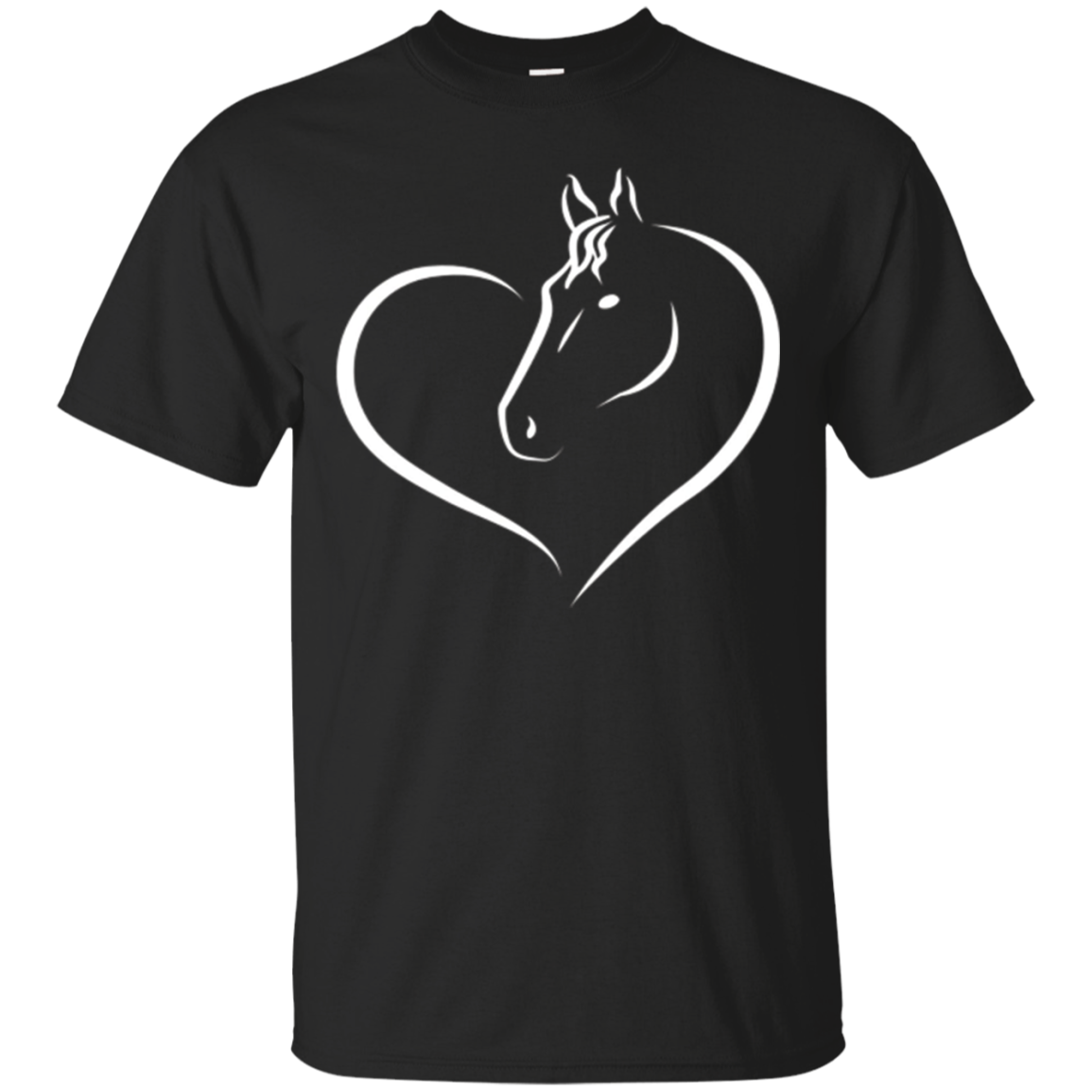 Horse Love Heart T-shirt